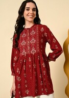 Myntra : Crenol Threads Kurti  – Up to 90% OFF | Starting ₹299 