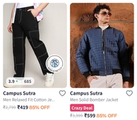 Upto 85% Off On Campus Sutra 
