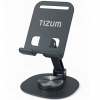 Tizum Universal Mobile Stand for Desk Ergonomic, Foldable, 360° Rotating, Adjustable Height & Angle at ₹249 on Amazon 