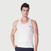 Zepto: Lux Venus 100% Cotton Men's Vest - 85 cm | White (Pack of 3)