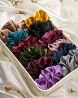 Stylish, Silk Scrunchies For Hair Scrunchies For Women, Scrunchies (Multicolor)