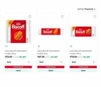 50%Off - Lotus Biscoff Caramalised Cookie [33%Off + Extra 50 Off]