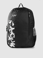 Skybags Unisex Black & White Brand Logo Print Backpack 21.3 Ltrs