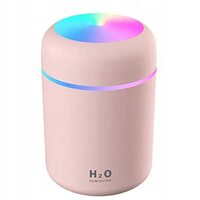 Humidifiers with Colorful Light for Room, Bedroom, Office, Car (Pink) 300ML