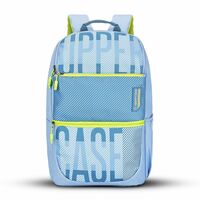 uppercase Campus 2503 Sustainable School Backpack | 2025 Collection | Well - Padded, Double Compartment with File Sleeve, Organizers, Side Bottle Pocket| For Boys & Girls | 500 Days Warranty