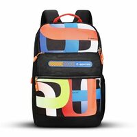 uppercase Campus 2502 Sustainable School Backpack | 2025 Collection | Well - Padded, Double Compartment with File Sleeve, Organizers, Side Bottle Pocket| For Boys & Girls | 500 Days Warranty