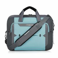 uppercase Alphatech Pro 02 Padded 15.6" Laptop & iPad Compartment Messenger Bag with Trolley Sleeve Quick Access Pockets Detachable Shoulder Strap Office Bag for Men & Women - 19 L