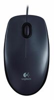 Logitech M90 Wired USB Mouse (Black)