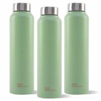 The Better Home Stainless Steel Water Bottle 1 Litre & BPA Free Steel Bottles 1+ Litre (Pack of 3)