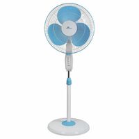 RR Signature Centaur 400 MM Pedestal Fan For Home| 90 Degree Silent Oscillation |High Air Delivery | 30 degree Tilt Functionality | 3 Speed Setting |2 Year Warranty White-Blue