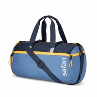 Safari Slate 31L Duffle Bag with Shoe Compartment & Yoga Mat Holder, Gym Bag for Men & Women, Sports Duffle, Travel Duffle, Training Bag, Venum Blue