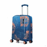 Safari Serene Pro 8 Wheels 77cm Large Size Trolley Bag, Hard Case Printed Polycarbonate, 360 Degree Wheeling Checkin Luggage for Men & Women, Suitcase for Travel, Trolley Bags for Travel