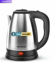 Longway Kestro Silver-Toned & Black 1500-Watt Multi-Cooker Electric Kettle 2 L - Electric Kettle for Unisex 36396445 | Myntra
