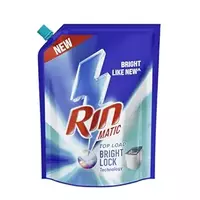 Rin Detergent Liquid 2L Pouch - Top Load 2 l (Pack of 1)