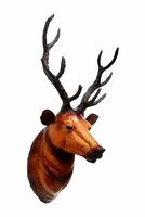 Wall Hanging Deer Head showpieces for Home, Living Room, Balcony, Hotel, Restaurants Decoration and Wall Mounted - Home Decors Item (Pack of 1)