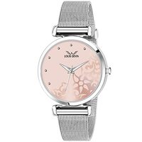 LOUIS DEVIN Women's Analog Wrist Watch with Stainless Steel Chain | LD-L157