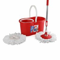 Kleeno by Cello Compacto Floor Cleaning Set, Red 