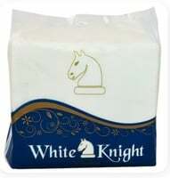White Knight Cocktail Paper Napkins 30x30 cm (100 pcs) 