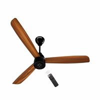 atomberg Renesa Enzel 1200mm BLDC Ceiling Fan with Remote Control | BEE 5 star High Air Delivery with LED Indicators| 3 Year Warranty (Honey Maplewood)-Newly Launched in 2025