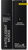 realme TechLife 584 L Frost Free Side by Side Refrigerator  with Water Dispenser, Farm Fresh Technology, and Digital Control Panel  (Black, 584MS025RMBD)