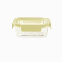 Cello Stylelock Kitchen Storage Containers 410 ml, Baby Green | Premium Food Grade Quality, BPA Free, Air Tight Clip Lock, Stackable Container | Multipurpose Plastic Storage Container For Home Kitchen