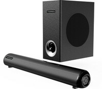 Thomson Alphabeat120, Bass Woofer, Home Theatre Speaker System BT v5.1 120 W Bluetooth Soundbar (Black, 2.1 Channel)
