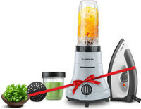 Longway Sage 2J 500 W Juicer Mixer Grinder  (Sage 2J | 2 Jars | Gray)