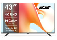  Acer G plus Series 108 CM (43 inch) Ultra HD (4K) LED Smart Google TV with (black) 2024 Model