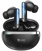 truke [Just Launched Buds Q1 Lite True Wireless Earbuds with 48H Playtime, Crystal-Clear Calls, Fast Charging, Elegant Royal Design, Bluetooth 5.4, Noise Cancellation, Gaming Mode, Brand Warranty