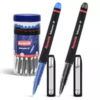 Reynolds R7 8 BLUE 2 BLACK RollerBall Pens| Roller PEN WITH COMFORTABLE GRIP