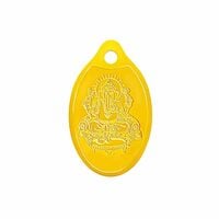 Muthoot Pappachan Swarnavarsham 24K (999) Gold Oval Ganesha Pendant 2 Gram - using Coupon+ ICICI Amazon Pay Card