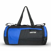 Gym Bag for Men & Women, Sports Duffel Bag for Gyms, Tennis, Dance, Golf, Football, Crossfit & Swimming (Black Blue)
