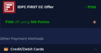 IDFC First CC offer x MyJio x Swiggy (100rs off)