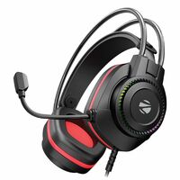 Zebronics Premium Wired USB Gaming Headphone, Simulated 7.1 Surround Sound, 40mm Neodymium Drivers,Ear Cushion, PC & Laptop (Jet 7.1)