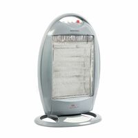 RR Signature FLAREX Halogen Room Heater 1200 Watt | 3 Rod, 3 Heat Setting (400W/800W/1200W)