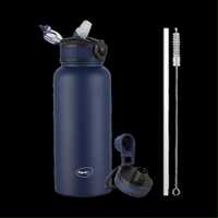 Pigeon Therminox Rush Vacuum SS Flask Bottle (975ml, Blue) on Instamart: 