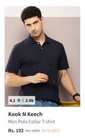 Kook N Keech Polo Tshirts Starting from 192Rs on Myntra