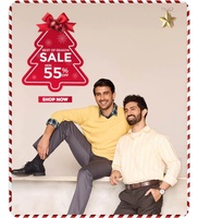 Raymond Rest Of Season Sale : Min 55% Off on Clothing+ Extra 100 off on First Purchase 