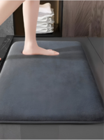 bsb home Grey 1300 GSM Water Absorbent Bath Rug