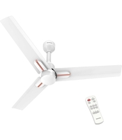Polycab Wizzy Neo 1200mm 5-Star BLDC, Remote Ceiling fan for Living Room| 55% Energy Saving, 100% Copper, High Air Delivery, 6 Speed Setting, Free Installation | 4-yr WarrantyWhite Rosegold 