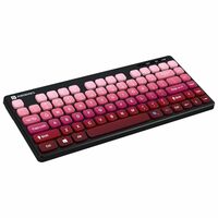 Portronics Bubble Multimedia Wireless Keyboard 2.4 GHz & Bluetooth 5.0 Connectivity, Noiseless Experience, Compact Size for iOS iPad Air, Pro, Mini, Android, Windows Tablets PC Smartphone(Purple)