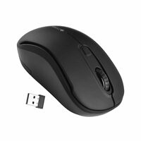 ZEBRONICS Dash Pro 2.4GHz Wireless Mouse, Upto 1600 DPI, 3 Level DPI, High Precision, Power Saving Mode (Black)