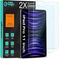 case-magic Pack of 2 Tempered Glass for iPad Pro 11″ (4th/3rd/2nd Gen) at ₹328 on Amazon Use Coupon
