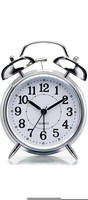  Analog Silver Clock 
