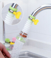 Detly Rotating Water Saving Nozzle Shower Head Faucet Adjustable Multiple Types of Output Water Valve Splash Regulator Filter Kitchen Tap Accessories Health  Faucet  (Spout Installation Type)