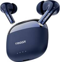 TRIGGR Opus with Latest BT v6.0, Dual Pairing, Chrome Lid, Rubber Finish, 40Hr Playtime Bluetooth  (Midnight Ocean, In the Ear)