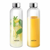 MILTON Costa 1000 Pet Water Bottle Set of 2, 1 Litre Each 