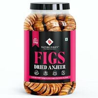 Nature Purify Dry Figs Afghani Anjeer 1kg | Medium Size Figs Rich Source of Vitamins & Dietary Fiber | Healthy Snack | Low in Calories | Fat Free | Farm Sourced