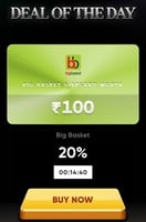 Bigbasket Gift Card Voucher at 20% Discount on Cred (Offer is back 12th December)