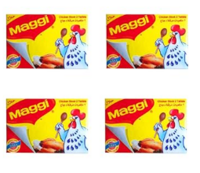 Maggi Chicken Stock Cubes, 0.71 oz ℮ 20 g, 4 Pack